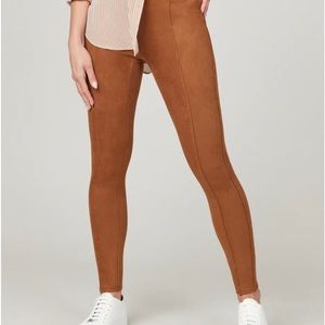 Spanx Faux Suede leggings 2x runs small fits like x 16-18